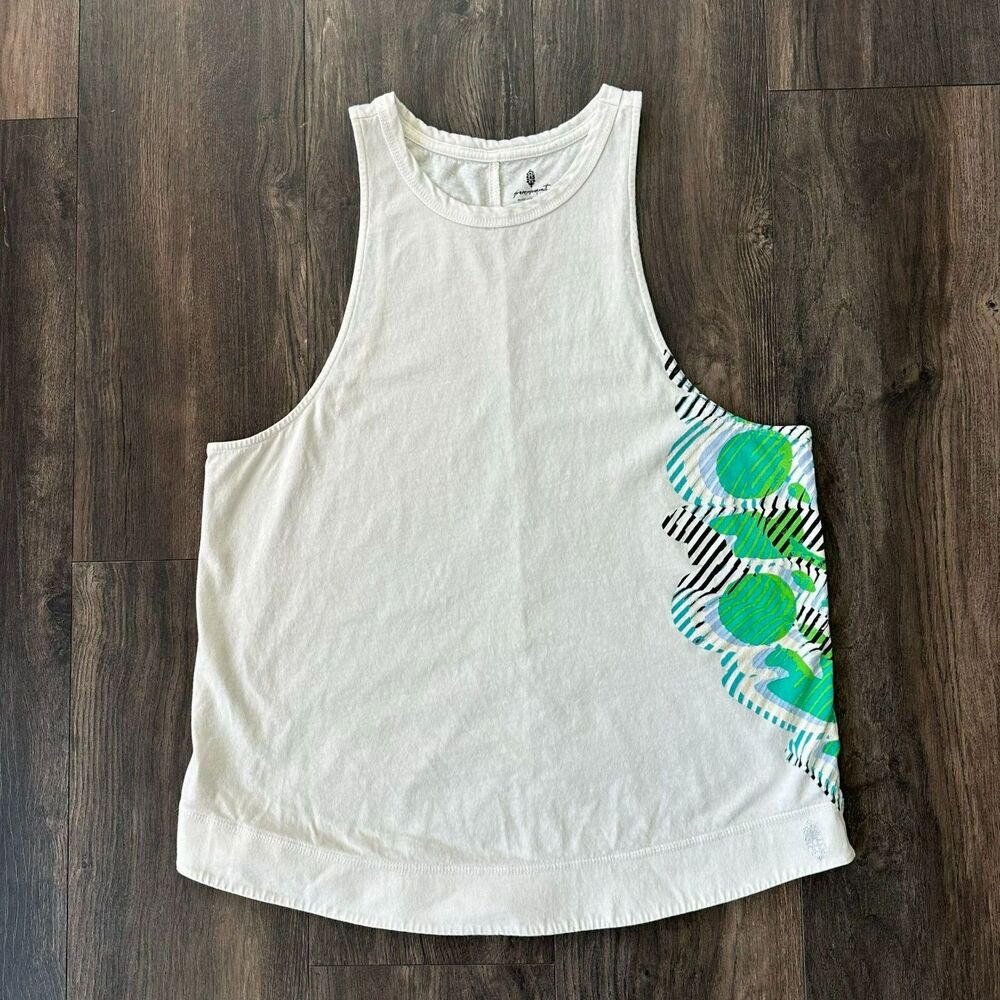 FPMovement Free People Inhale Muscle Tee Tank Top White Sleeveless Womens Medium